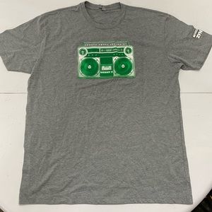 Zyn Short Sleeve Tee Mens Grey Radio Xtra Large